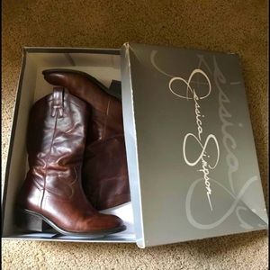 Jessica Simpson cowboy boots
